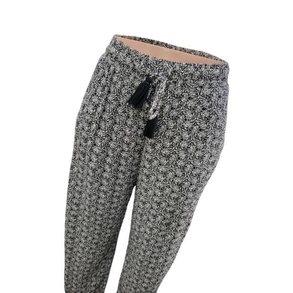 Knox Rose Women's Elastic Waist Pull on Wide Leg Boho Print Pants Size Medium - Picture 2 of 10